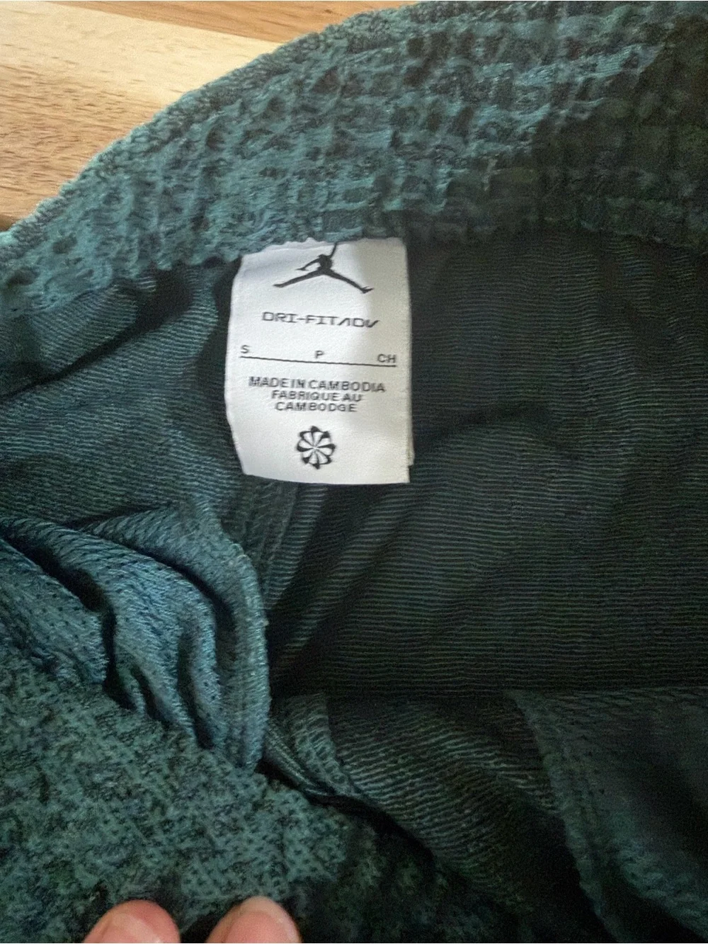 Jordan Men's Teal Athletic Shorts with Drawstring
